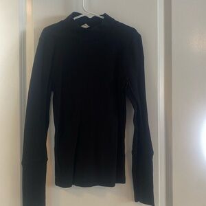 Free People Black Turtleneck Sweater